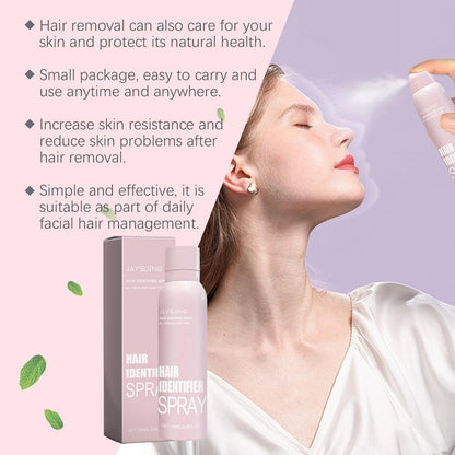 Jay Suing Hair Identifier Spray For Face Shaving With Razors, Women Dermaplaning Tool For Face